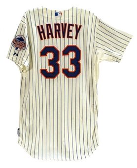 Matt Harvey Game Worn Jersey From May 7, 2013 Game vs White Sox (9 Shutout Innings, 12 Strikeouts) - MLB Authenticated & Mets LOA